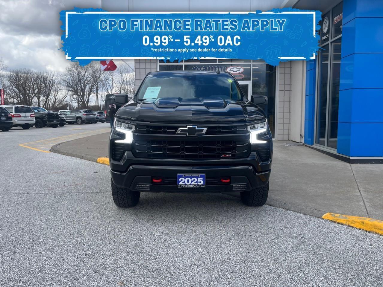 2025 Chevrolet Silverado 1500 LT TRAIL BOSS CPO RATES FAINCE @ 0.99%-5.49% OAC Photo