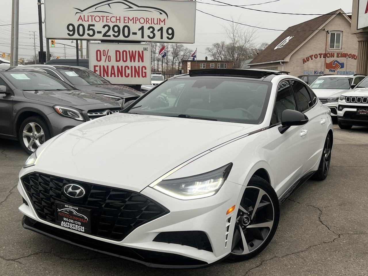 2022 Hyundai Sonata Sport 1.6T   Htd Steering   Pano Roof   Lane Assis Photo