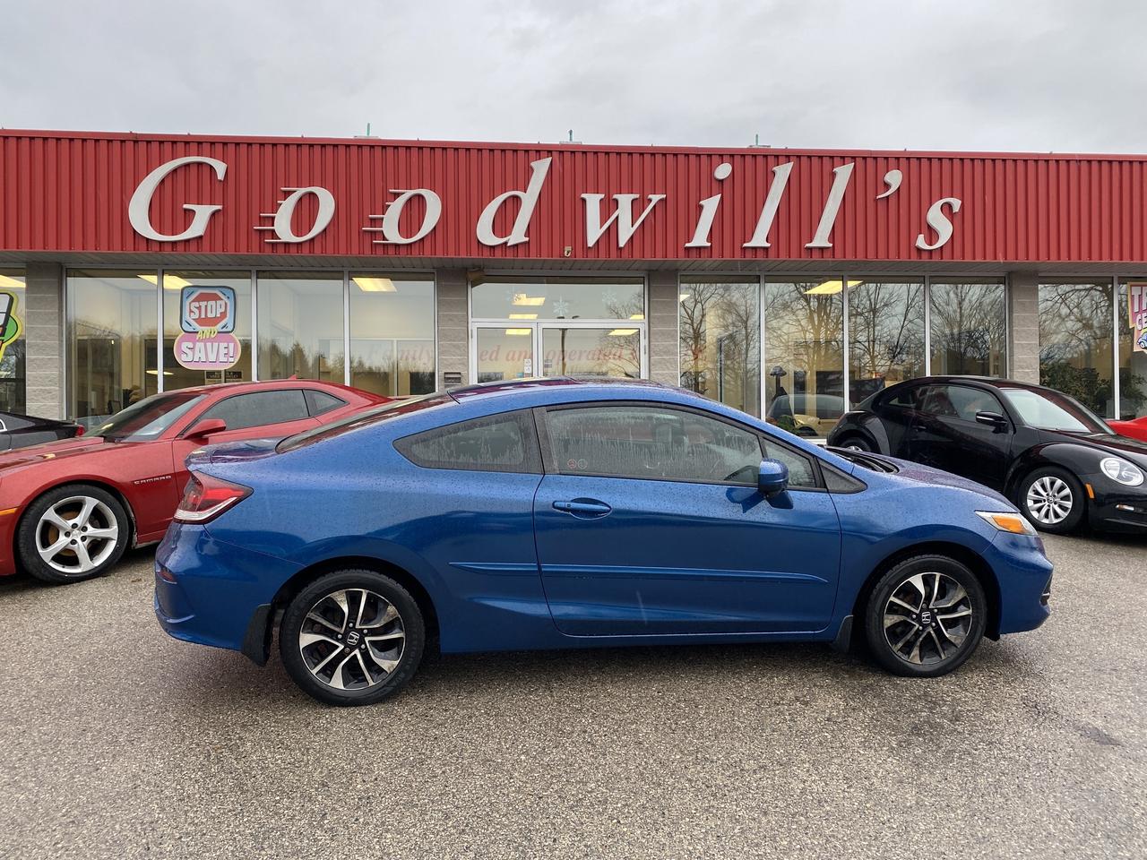 2014 Honda Civic Coupe LX, MANUAL TRANSMISSION, CLEAN CARFAX, BACK UP CAM Photo0