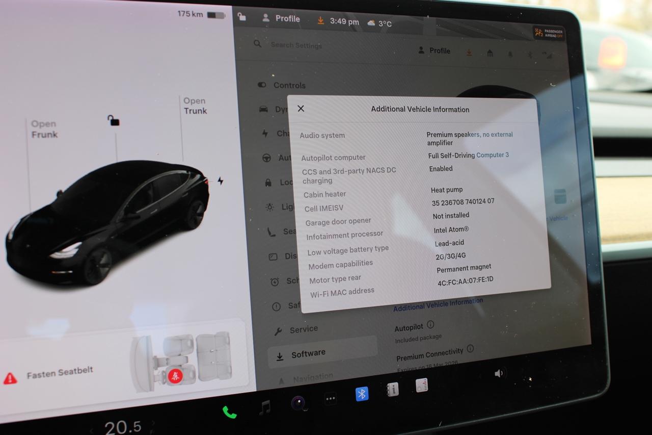2021 Tesla Model 3 STANDARD RANGE PLUS Photo