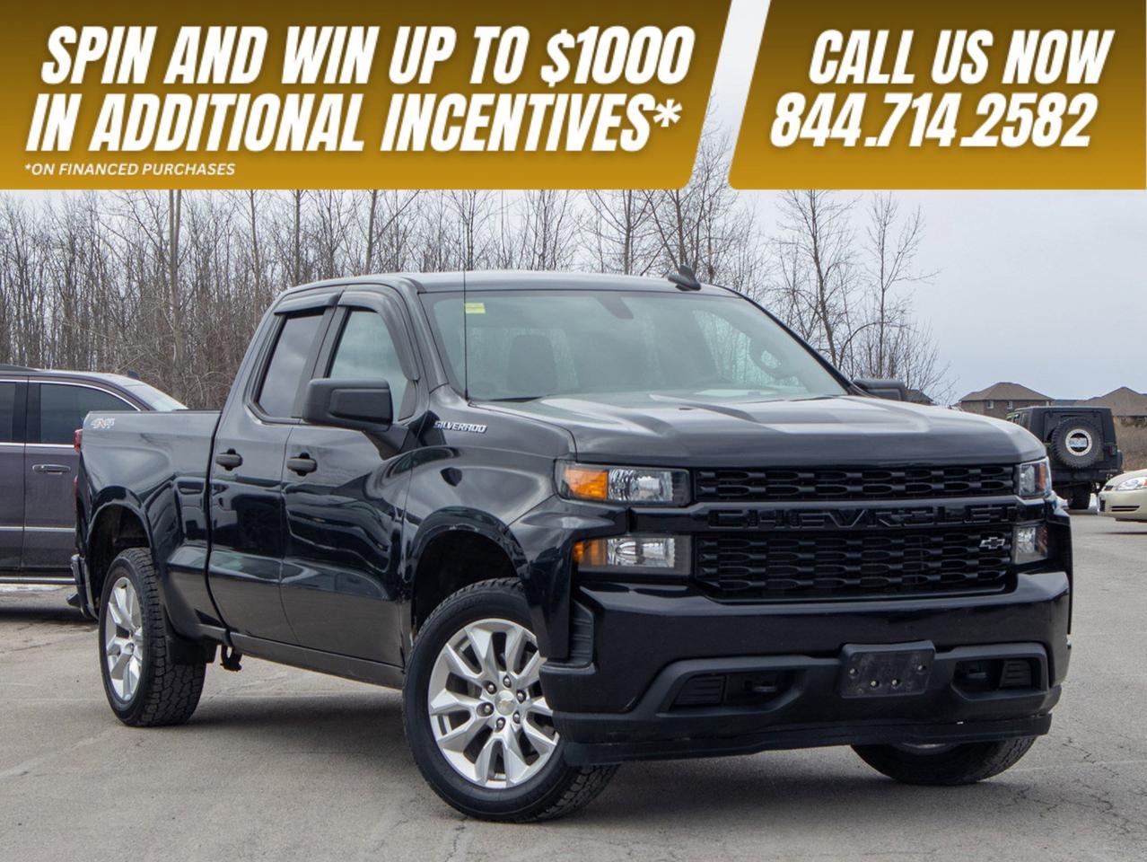 2019 Chevrolet Silverado 1500 Custom - V8 Engine   Cloth Seats Photo