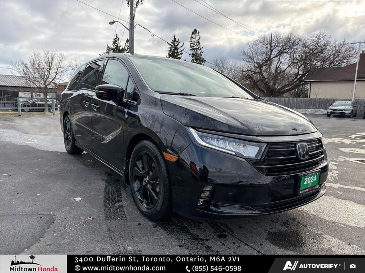 2024 Honda Odyssey BLACK EDITION I REAR ENT SYSTEM I MOONROOF Photo