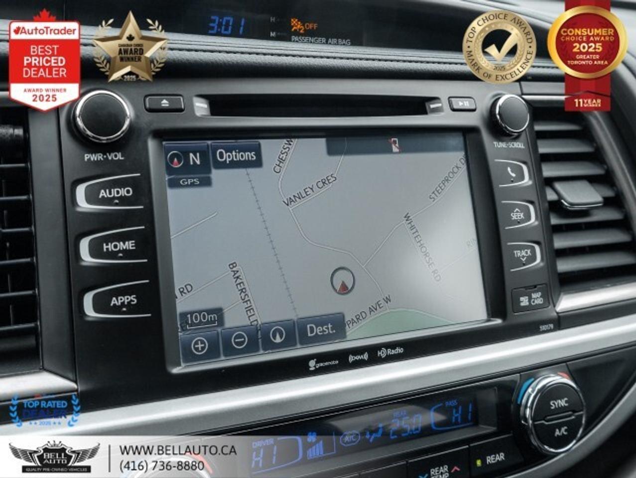 2018 Toyota Highlander XLE   8PASS   NAVI   B.CAM   SUNROOF   CARPLAY   C Photo3