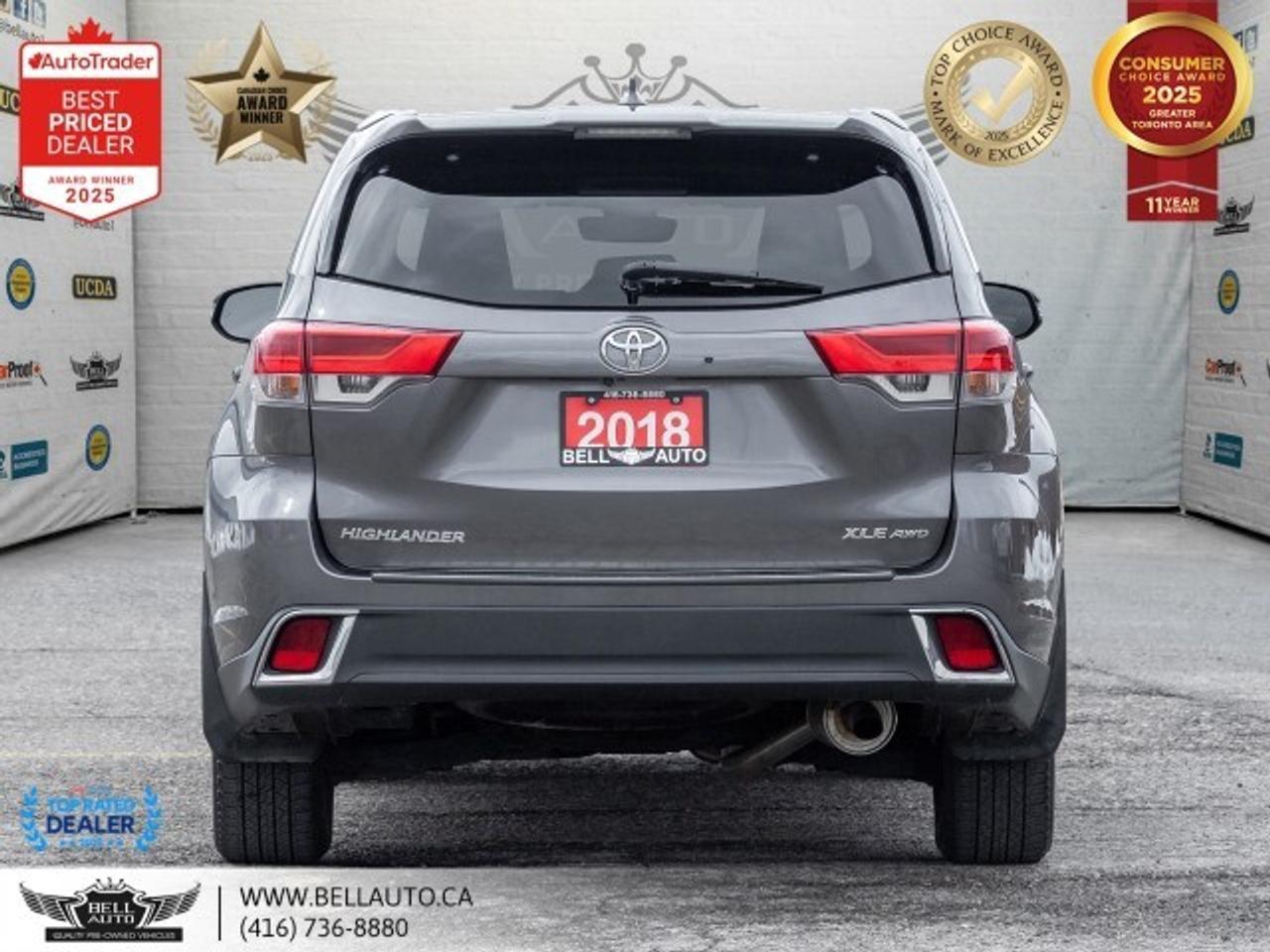 2018 Toyota Highlander XLE   8PASS   NAVI   B.CAM   SUNROOF   CARPLAY   C Photo