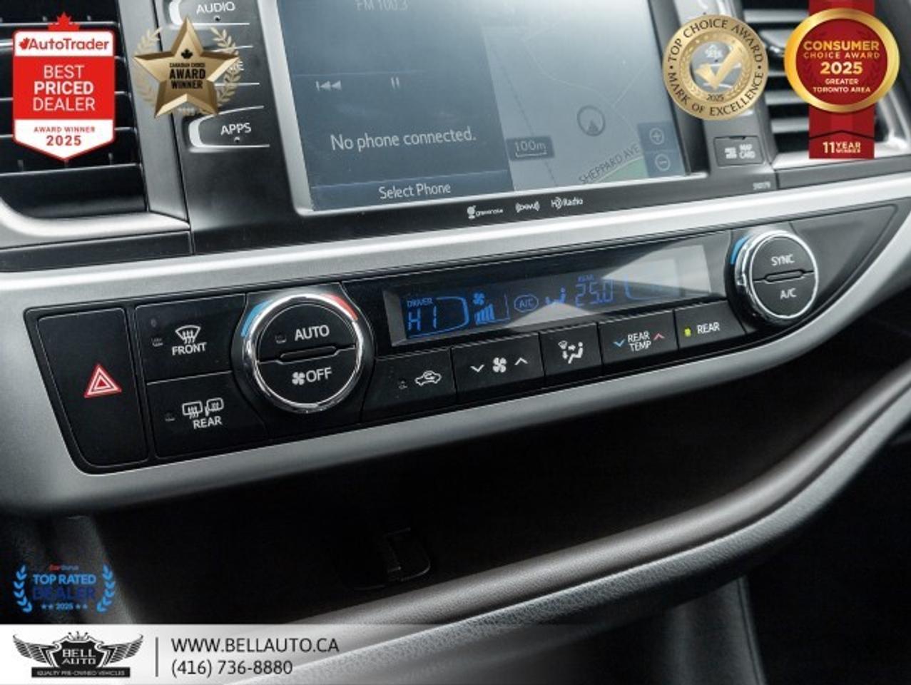 2018 Toyota Highlander XLE   8PASS   NAVI   B.CAM   SUNROOF   CARPLAY   C Photo