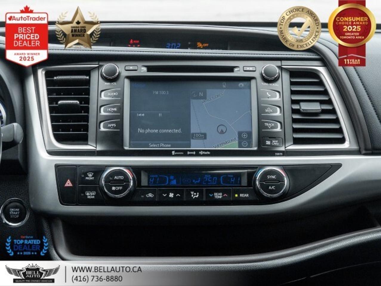 2018 Toyota Highlander XLE   8PASS   NAVI   B.CAM   SUNROOF   CARPLAY   C Photo