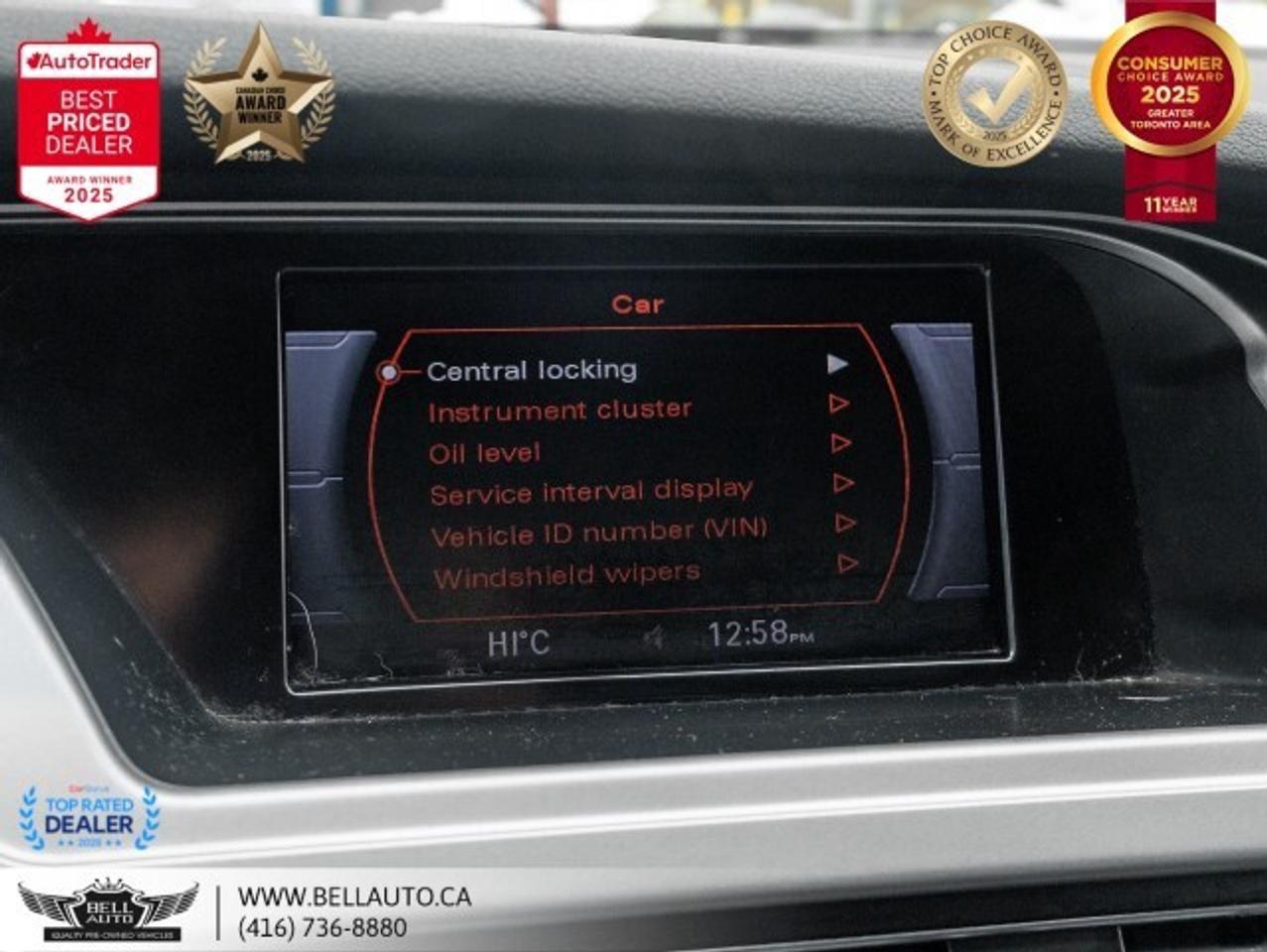 2012 Audi A4 2.0T   SUNROOF   HTD SEATS   LOWKMS   NOACCIDENT Photo3