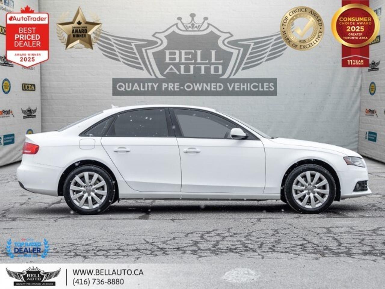 2012 Audi A4 2.0T   SUNROOF   HTD SEATS   LOWKMS   NOACCIDENT Photo