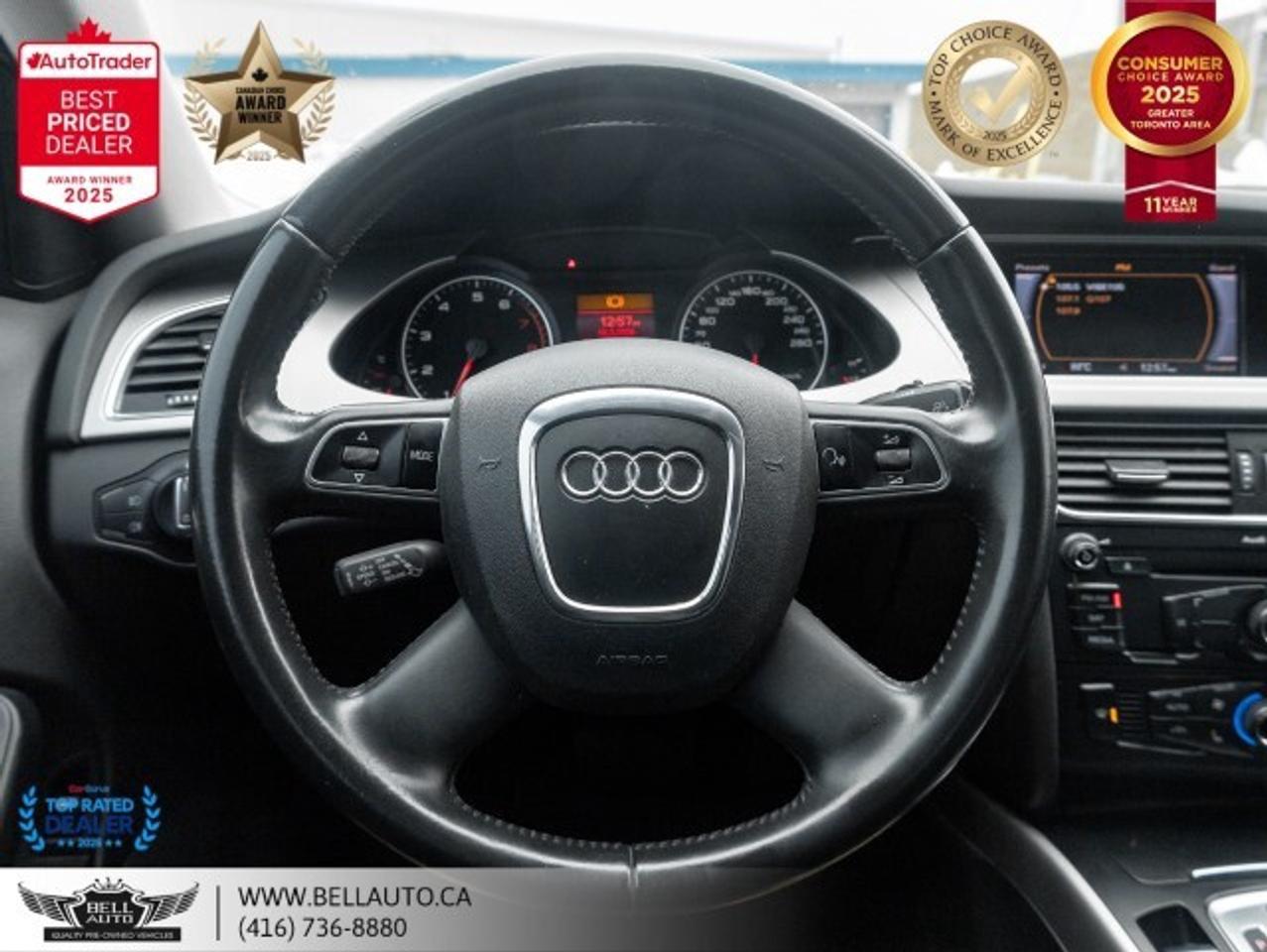 2012 Audi A4 2.0T   SUNROOF   HTD SEATS   LOWKMS   NOACCIDENT Photo