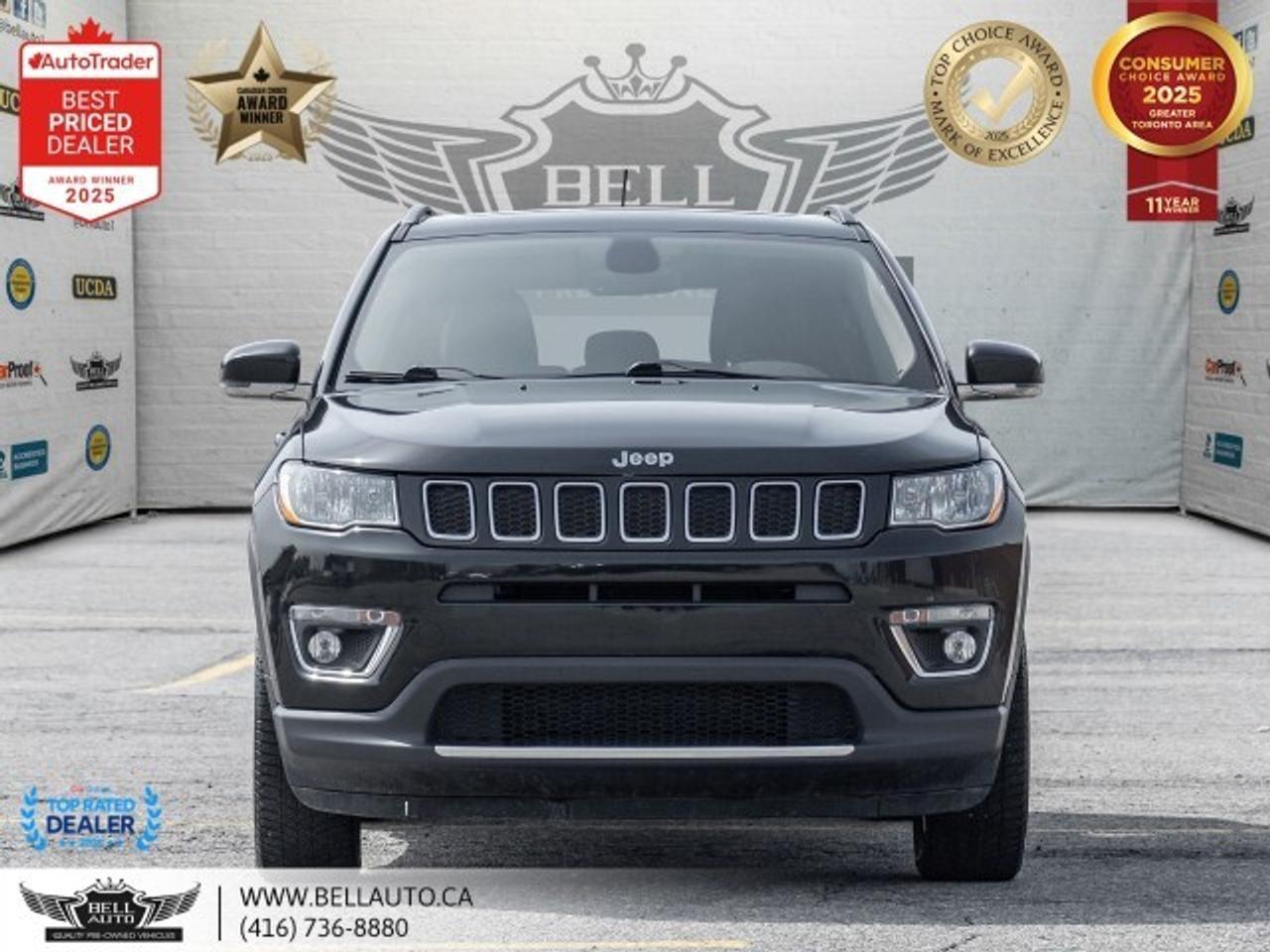 2018 Jeep Compass Limited   4WD   NAVI   B.CAM   PANO   LTHR   NOACC Photo