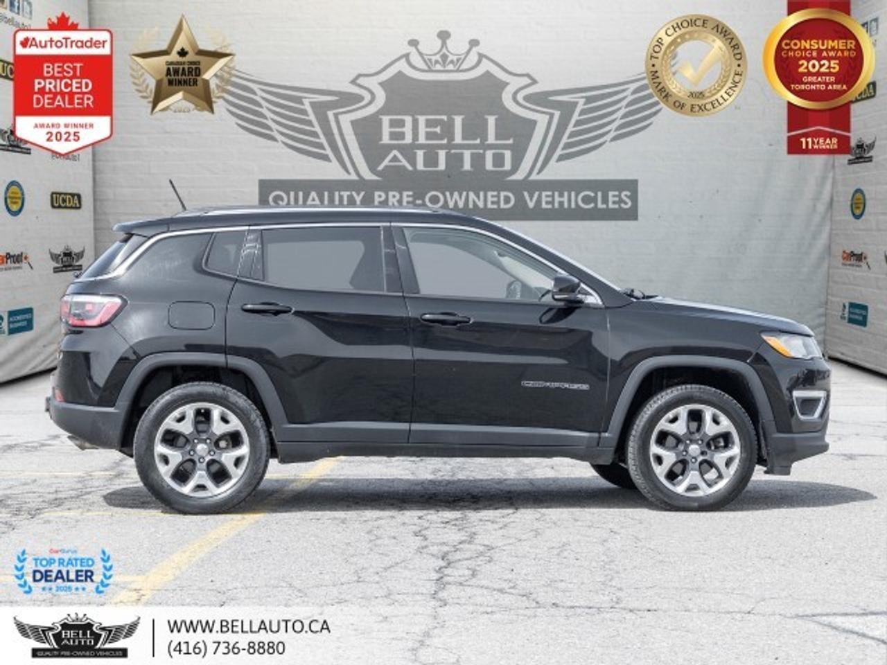 2018 Jeep Compass Limited   4WD   NAVI   B.CAM   PANO   LTHR   NOACC Photo