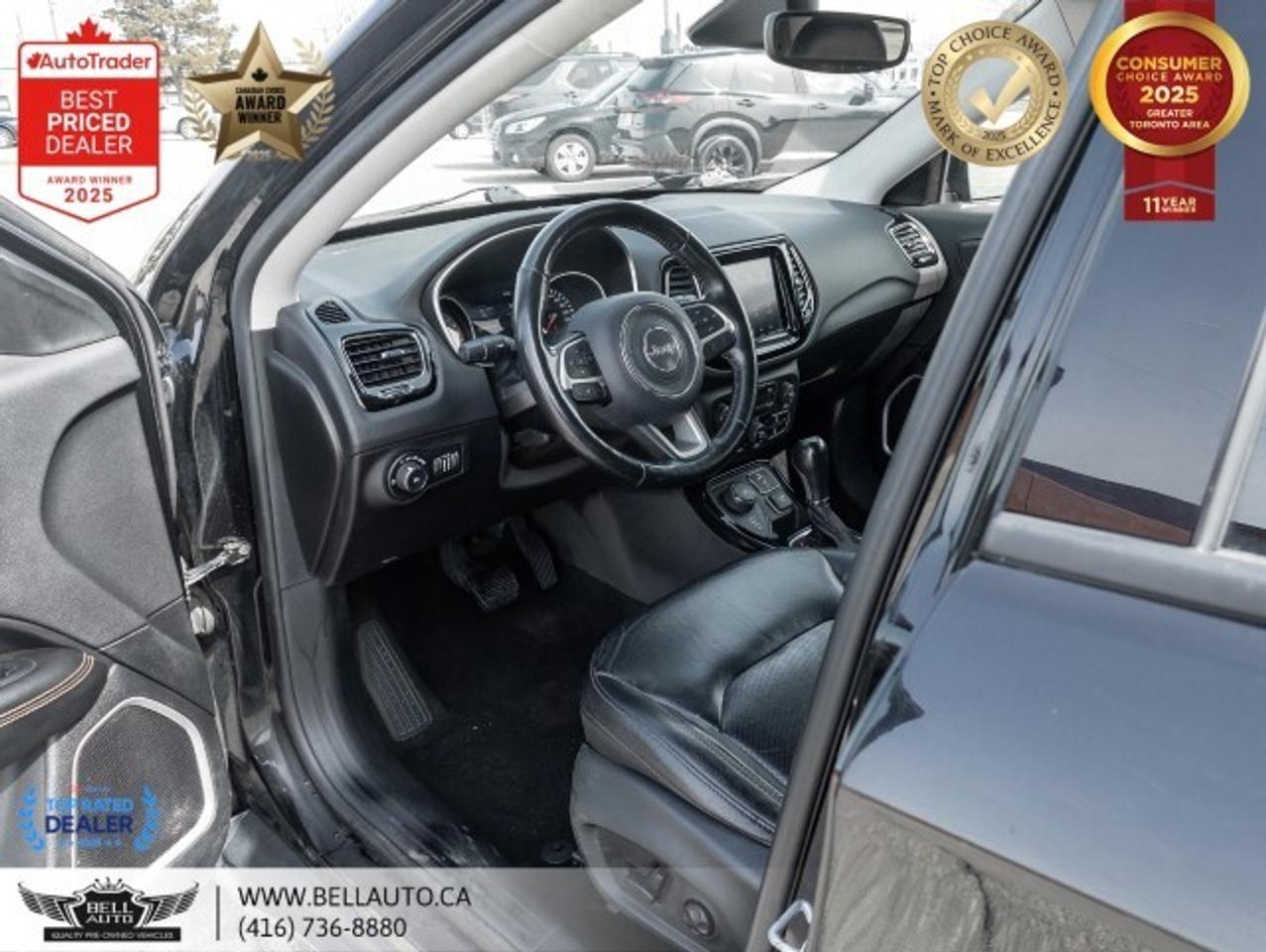 2018 Jeep Compass Limited   4WD   NAVI   B.CAM   PANO   LTHR   NOACC Photo