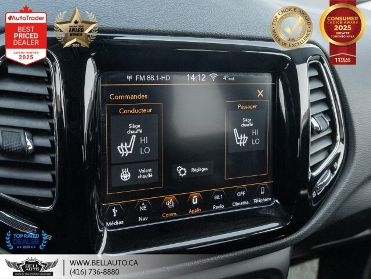 2018 Jeep Compass Limited   4WD   NAVI   B.CAM   PANO   LTHR   NOACC Photo