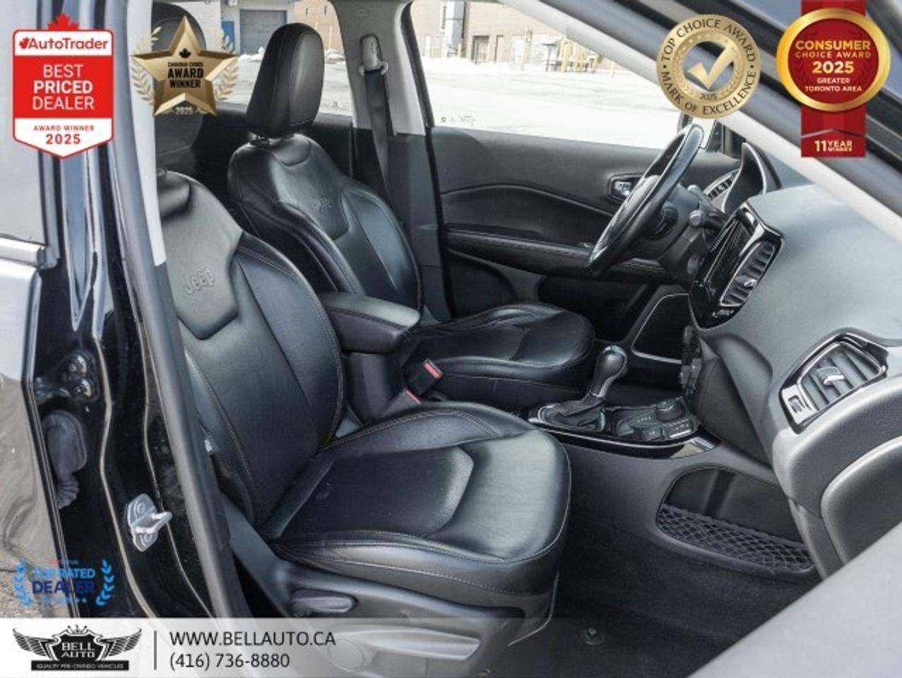 2018 Jeep Compass Limited   4WD   NAVI   B.CAM   PANO   LTHR   NOACC Photo