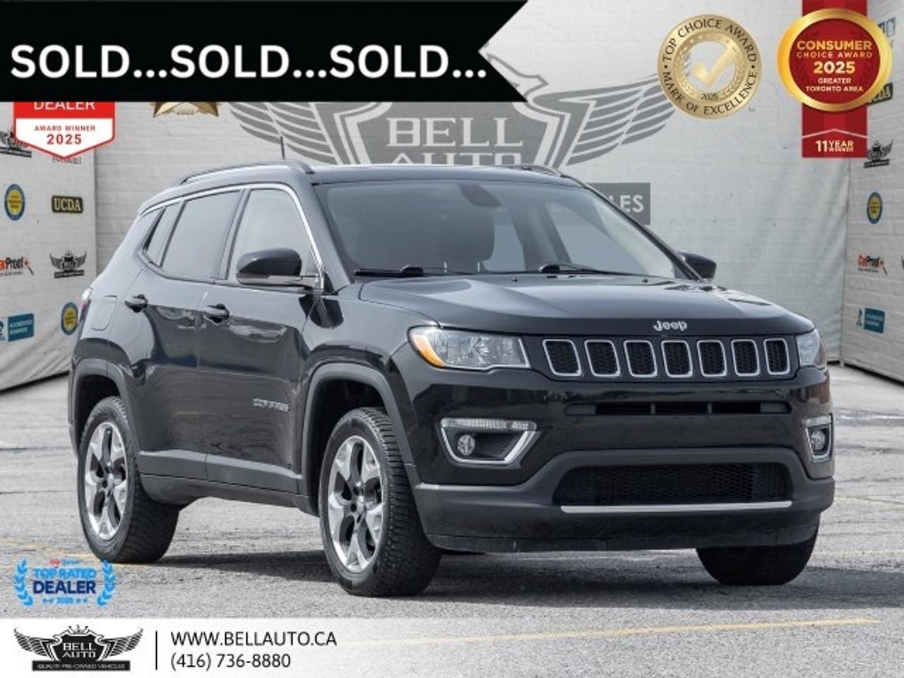 2018 Jeep Compass Limited   4WD   NAVI   B.CAM   PANO   LTHR   NOACC Photo