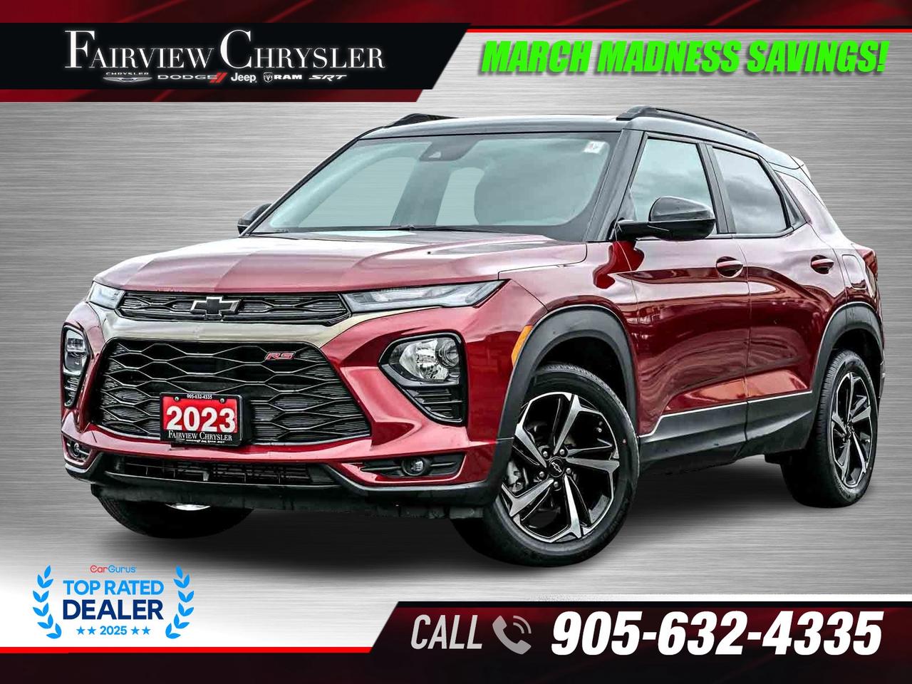 2023 Chevrolet TrailBlazer RS PANO ROOF   POWER TAILGATE   BLIND SPOT   CARPL Photo