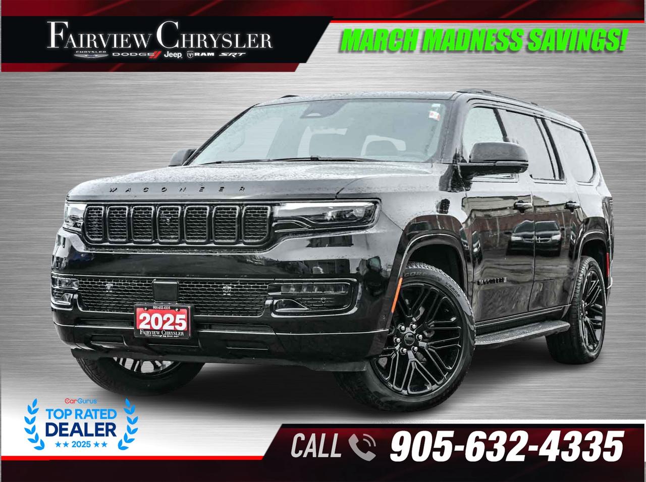 2025 Jeep Wagoneer Series II Carbide TRI PANO ROOF   REAR DVD   22 RI Photo