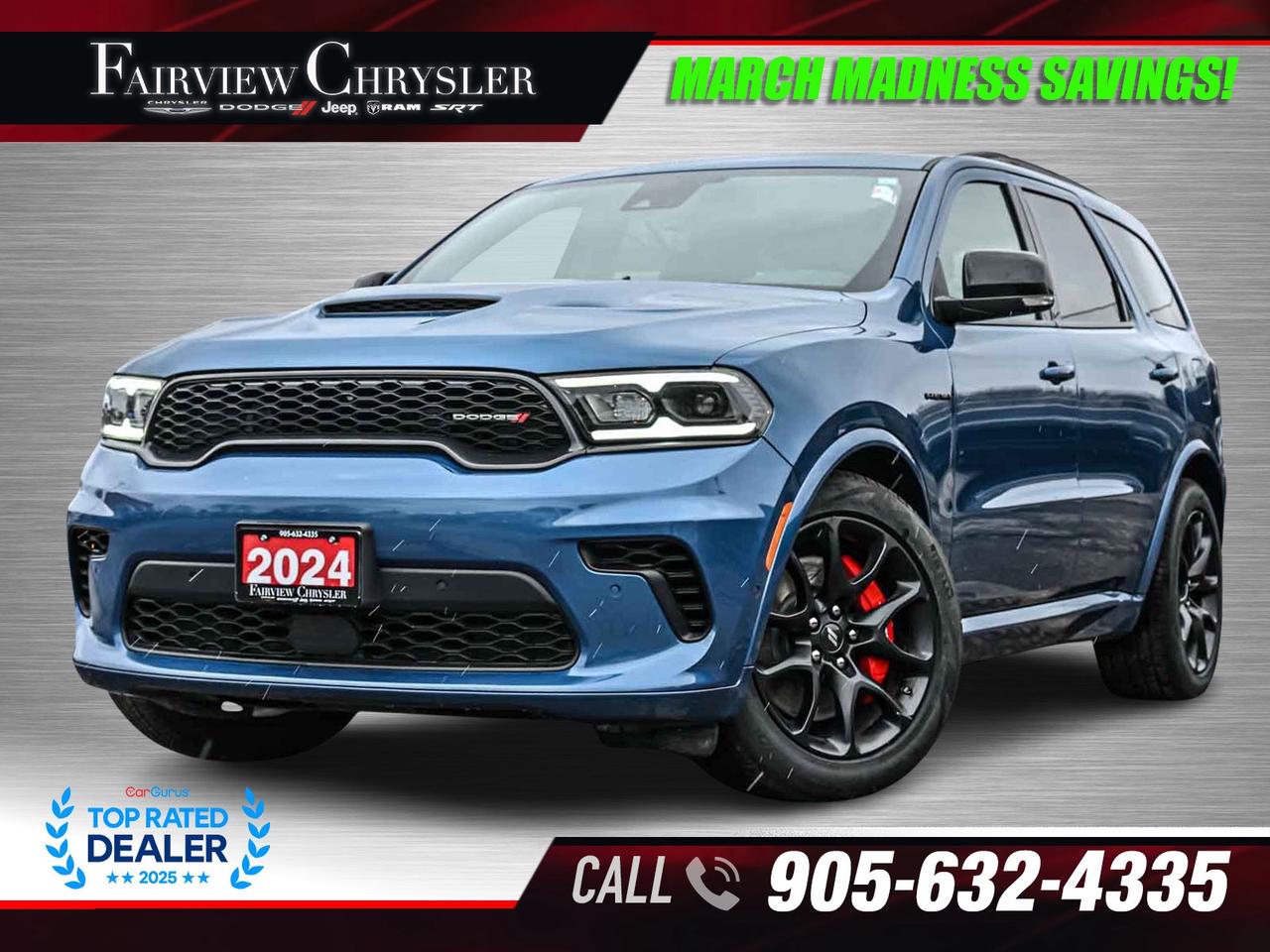 2024 Dodge Durango R/T TOW N GO   SRT BUCKETS   BLACK TOP   BREMBO BR Photo0