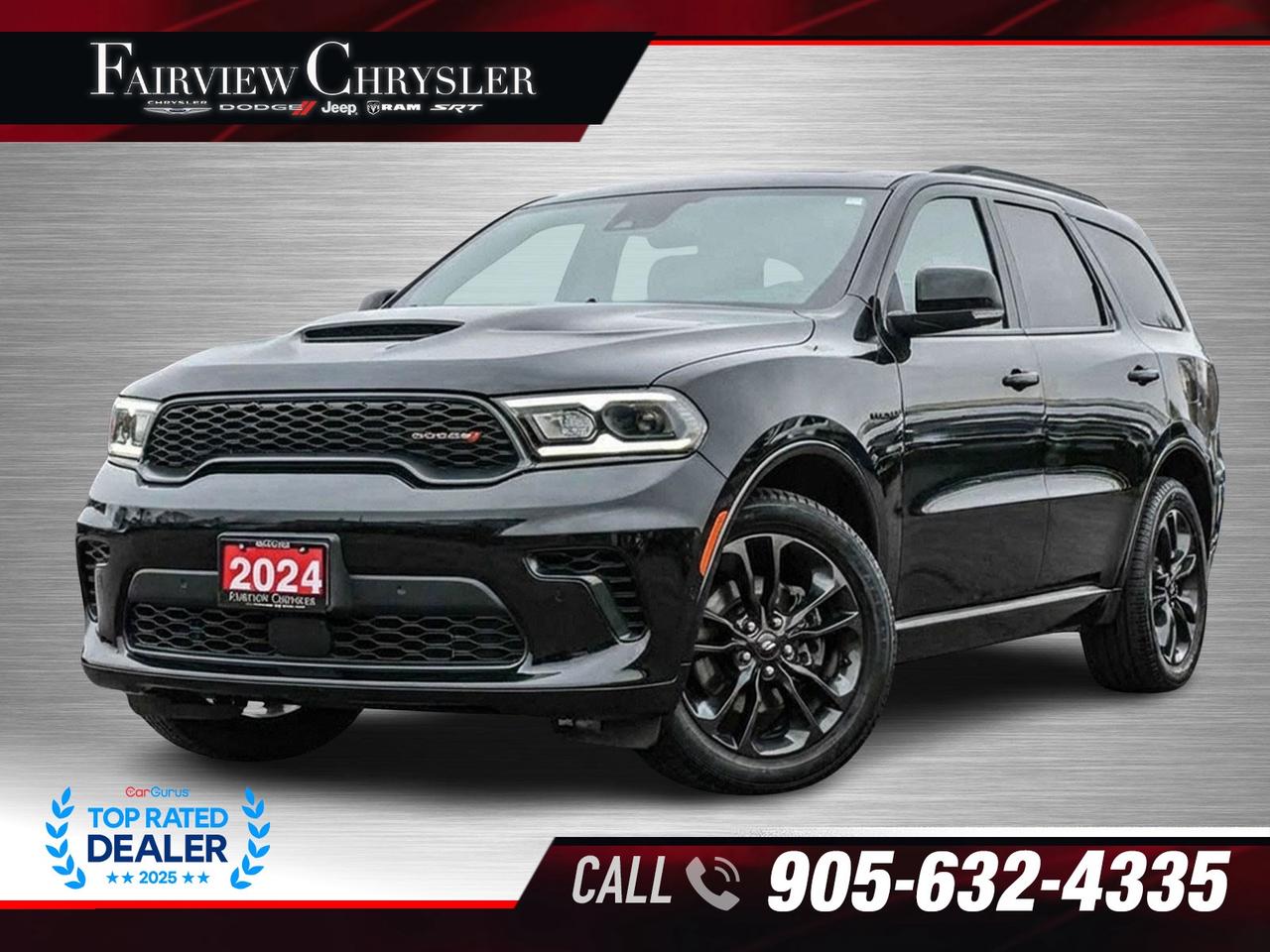 2024 Dodge Durango R/T SUNROOF   CARPLAY   NAV   CAPTAINS   BLACK TOP Photo0