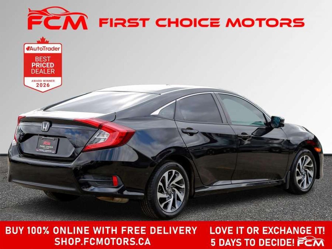 2017 Honda Civic EX   FULLY CERTIFIED WITH WARRANTY Photo
