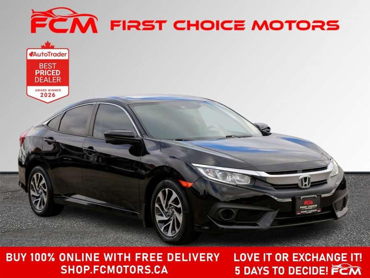 2017 Honda Civic EX   FULLY CERTIFIED WITH WARRANTY Photo