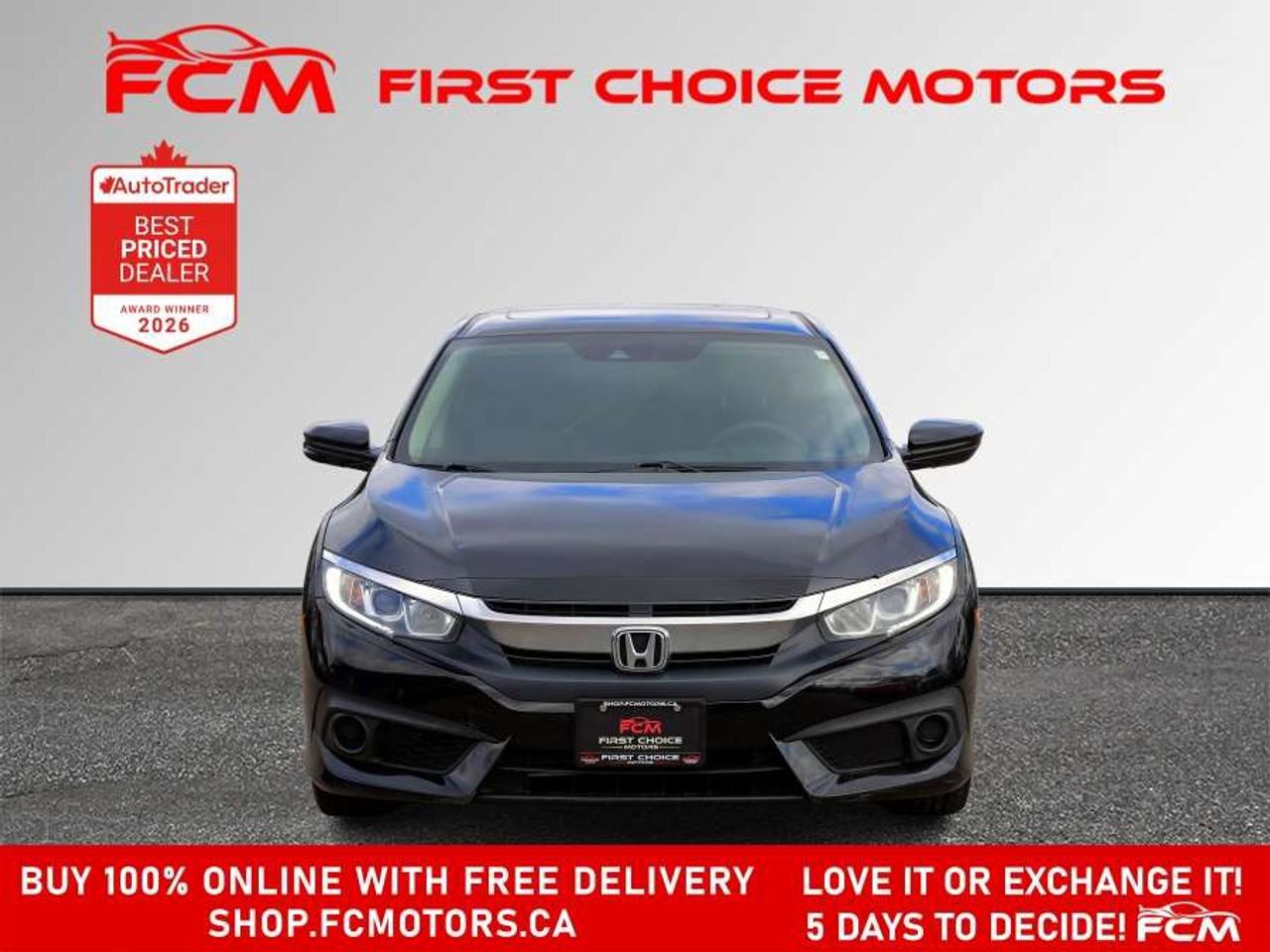 2017 Honda Civic EX   FULLY CERTIFIED WITH WARRANTY Photo