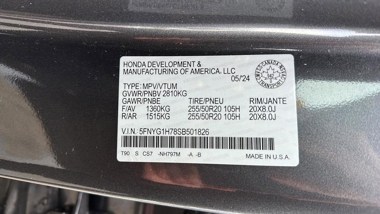 2025 Honda Pilot Touring Photo