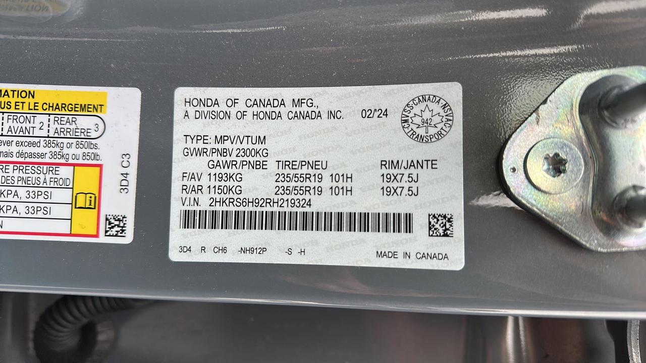 2024 Honda CR-V Hybrid Touring Photo