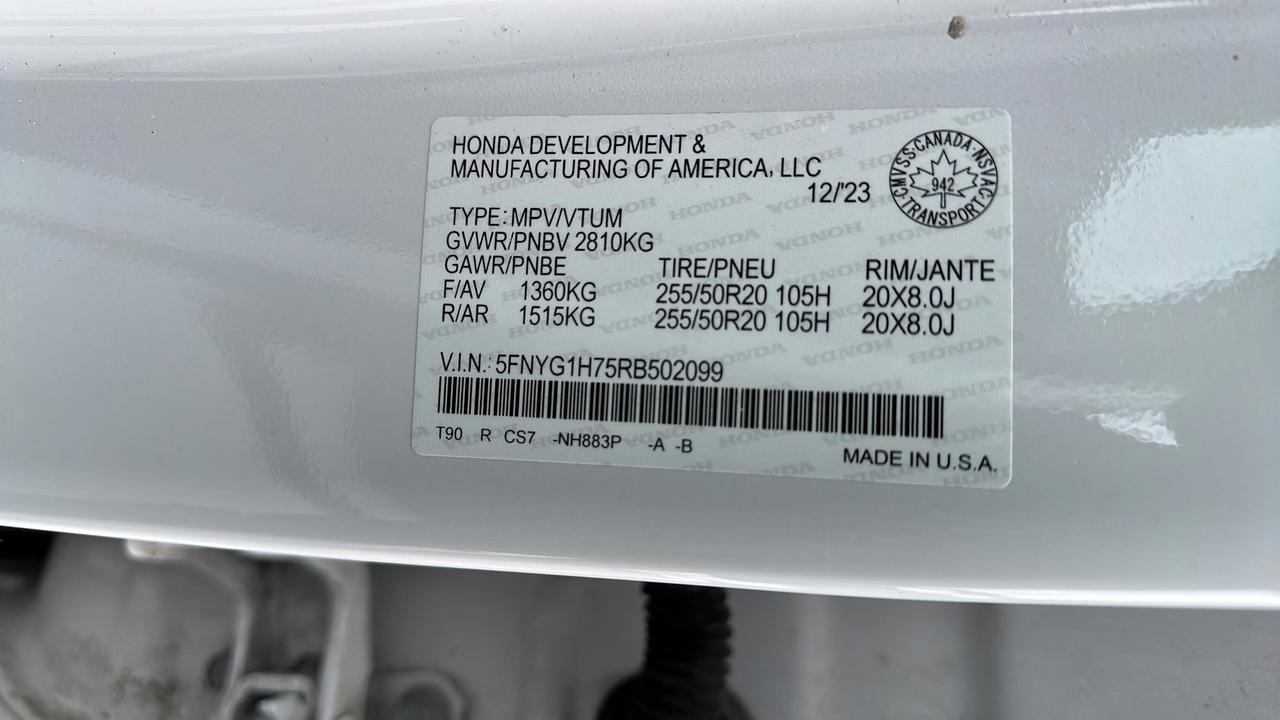 2024 Honda Pilot Touring Photo