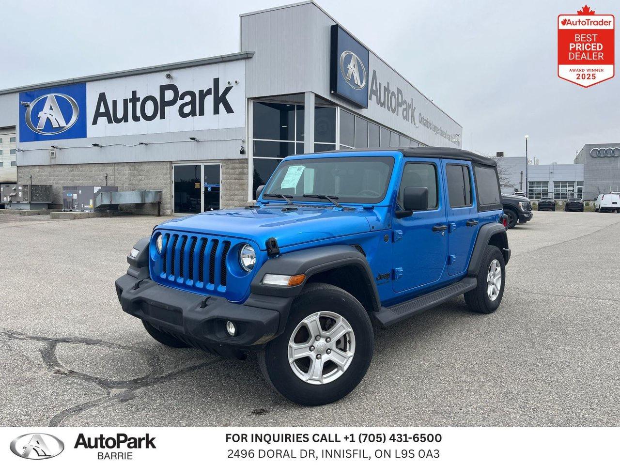 Used 2023 Jeep Wrangler Sport S 4 Door 4x4 for sale in Innisfil, ON