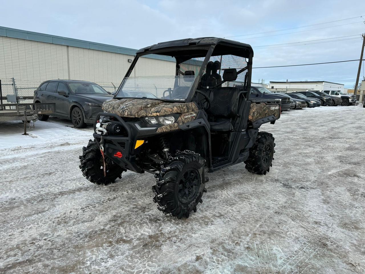<h3><strong>Take On Any Terrain with the 2021 Can-Am Defender HD10 XMR</strong></h3><p>The 2021 Can-Am Defender HD10 XMR is purpose-built for riders who demand extreme off-road capability and rugged performance. Powered by a high-performance Rotax&reg; 976cc V-Twin engine delivering 82 horsepower, this side-by-side is engineered to dominate the toughest terrains, from deep mud to rocky trails. Whether you&rsquo;re tackling challenging work tasks or seeking off-road thrills, the Defender HD10 XMR is up for the challenge.</p><p>&nbsp;</p><p>Equipped with a heavy-duty snorkeled CVT and air intakes, it&rsquo;s designed to handle water, mud, and debris like a pro. With its 15 inches of ground clearance, Smart-Lok&trade; front differential, and mud-ready ITP Cryptid tires, the Defender HD10 XMR provides unbeatable traction and control in the most extreme conditions. Its industry-leading 3,000-pound towing capacity and a durable cargo box make it an ideal choice for work or adventure.</p><h3>&nbsp;</h3><h3><strong>Built for Tough Jobs and Extreme Comfort</strong></h3><p>The 2021 Can-Am Defender HD10 XMR doesn&rsquo;t just deliver power&mdash;it also offers a comfortable and user-friendly experience. The spacious, fully-sealed cab keeps you protected from mud and water, while the adjustable driver&rsquo;s seat and intuitive controls ensure maximum comfort on long rides. Plus, with premium features like a 4,500-pound winch and integrated storage solutions, you&rsquo;ll have everything you need to conquer any job or trail with confidence.</p><h3>&nbsp;</h3><h3><strong>Flexible Financing & Nationwide Delivery</strong></h3><p>Get the 2021 Can-Am Defender HD10 XMR with our flexible financing plans tailored to fit your budget. We also offer fast, nationwide delivery, so you can start exploring without delay. Don&rsquo;t miss out on the ultimate mud-ready side-by-side&mdash;contact us today to learn more or schedule your test ride!</p>