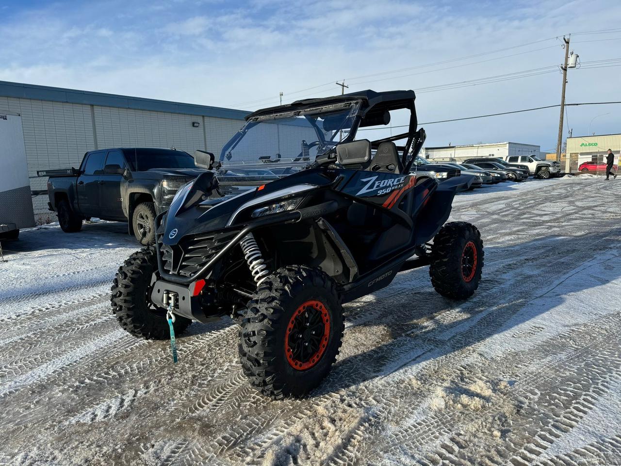 <h3>Dominate the Trails with the 2023 CFMOTO ZFORCE 950 HO EX</h3><p style=font-size: medium; font-weight: 400;>&nbsp;</p><p style=font-size: medium; font-weight: 400;>The 2023 CFMOTO ZFORCE 950 HO EX is engineered for adrenaline-fueled adventures, offering a powerful blend of performance, durability, and cutting-edge features. Powered by a robust 963cc V-Twin engine delivering&nbsp;<strong>91 horsepower</strong>, this side-by-side delivers thrilling acceleration and smooth handling, perfect for conquering rough trails and open landscapes. Whether you&rsquo;re tearing up the dunes or navigating rocky terrain, the ZFORCE 950 HO EX is built to handle it all.</p><p style=font-size: medium; font-weight: 400;>&nbsp;</p><p style=font-size: medium; font-weight: 400;>Equipped with a fully adjustable gas-charged suspension,&nbsp;<strong>13.8 inches of ground clearance</strong>, and premium CST Stag tires, the ZFORCE 950 HO EX ensures a stable, comfortable ride over even the most challenging terrain. Its high-performance CVTech transmission and selectable 2WD/4WD with a locking front differential provide the ultimate in control and traction, no matter the conditions.</p><p style=font-size: medium; font-weight: 400;>&nbsp;</p><h3><strong>Designed for Performance and Comfort</strong></h3><p style=font-size: medium; font-weight: 400;>&nbsp;</p><p style=font-size: medium; font-weight: 400;>The 2023 CFMOTO ZFORCE 950 HO EX combines high-octane performance with driver-focused comfort. Its sporty, ergonomic cabin features bolstered bucket seats, a digital dashboard, and intuitive controls, delivering a ride that&rsquo;s both exhilarating and comfortable. With ample storage space and sleek LED lighting, it&rsquo;s as practical as it is stylish&mdash;making it the perfect side-by-side for weekend warriors and outdoor enthusiasts alike.</p><h3>&nbsp;</h3><h3><strong>Flexible Financing & Nationwide Delivery</strong></h3><p style=font-size: medium; font-weight: 400;>&nbsp;</p><p style=font-size: medium; font-weight: 400;>Own the 2023 CFMOTO ZFORCE 950 HO EX today with our flexible financing options designed to fit your budget. Plus, enjoy fast, nationwide delivery so you can hit the trails without delay. Don&rsquo;t wait to experience the power, style, and thrill of the ZFORCE 950 HO EX&mdash;contact us now to learn more or schedule your test ride!</p>
