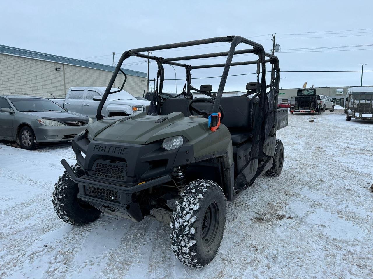 2023 Polaris 570 Ranger Crew $112 B/W - Photo #1