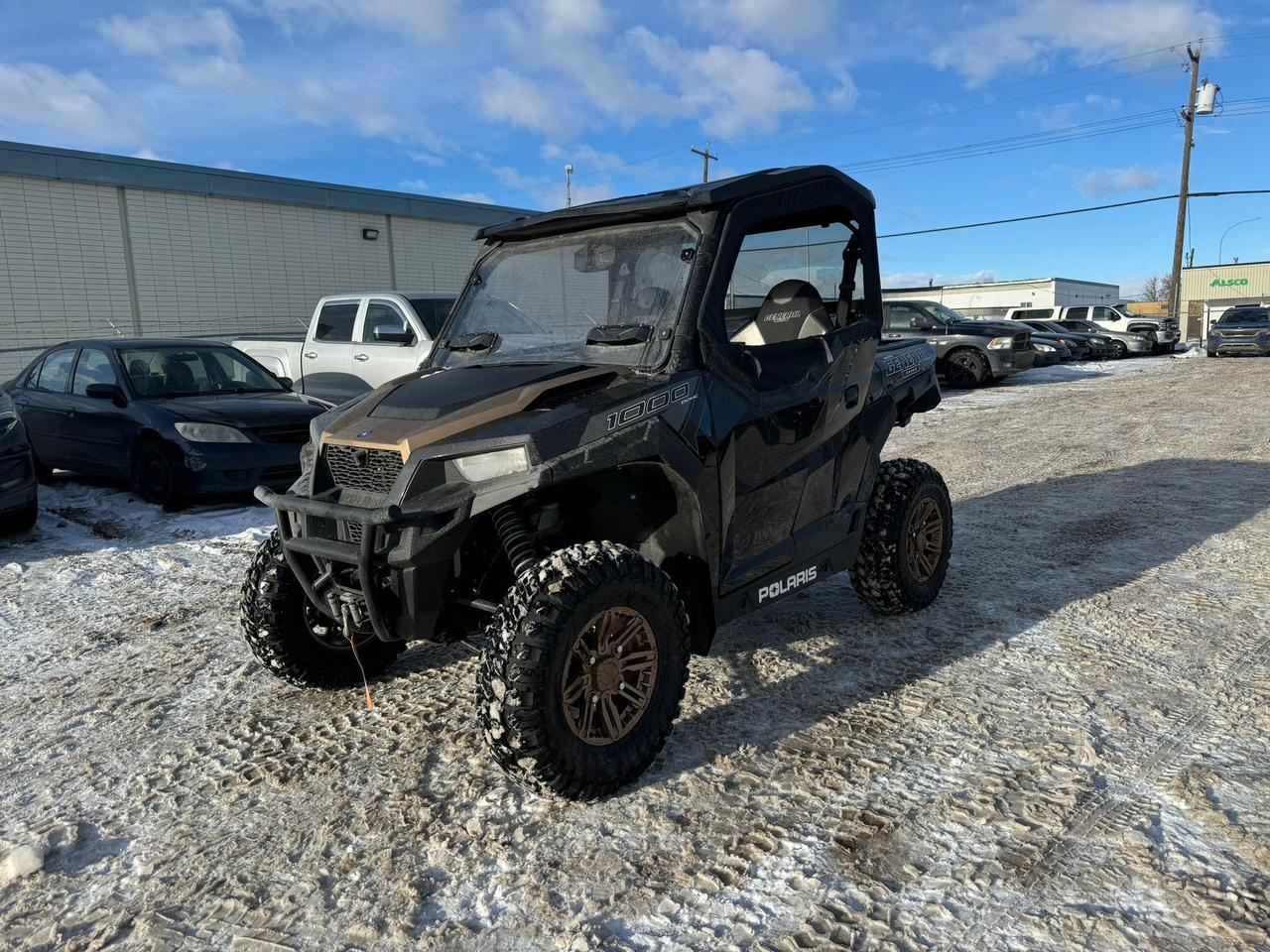 <h3>Dominate Work & Play with the 2019 Polaris General 1000 EPS</h3><p style=font-size: medium; font-weight: 400;>&nbsp;</p><p style=font-size: medium; font-weight: 400;>The 2019 Polaris General 1000 EPS is built for those who demand power, versatility, and comfort in one rugged package. Equipped with a 999cc ProStar engine delivering 100 horsepower, this side-by-side is ready to conquer tough terrain, haul heavy loads, and provide an exhilarating ride for work or play.</p><p style=font-size: medium; font-weight: 400;>&nbsp;</p><p style=font-size: medium; font-weight: 400;>Built to handle demanding workloads and tough terrain, the Ranger&nbsp;570 Crew offers&nbsp;<strong>1,500 lbs of towing capacity</strong>&nbsp;and a durable cargo bed with a&nbsp;<strong>500-lb payload capacity</strong>, ensuring you have the strength and versatility to get the job done right.</p><p style=font-size: medium; font-weight: 400;>&nbsp;</p><p style=font-size: medium; font-weight: 400;><strong>Built for Performance & Utility</strong></p><p style=font-size: medium; font-weight: 400;>&nbsp;</p><p style=font-size: medium; font-weight: 400;>With an industry-leading 1,500-lb towing capacity, a reinforced dump bed with a 600-lb payload, and on-demand AWD, the General 1000 EPS is designed to handle any challenge. Whether youre hauling equipment, hitting the trails, or heading to the hunting cabin, this machine is up for the task.</p><p>&nbsp;</p><p><strong>Ride in Comfort, No Matter the Season</strong></p><p>&nbsp;</p><p>Stay comfortable in any weather with soft enclosed windows and a built-in heating system to keep you warm during colder rides. The spacious cab features premium bucket seats, a tilt steering wheel, and a large LCD display with Polaris Ride Command for enhanced navigation and connectivity.</p><p>&nbsp;</p><p style=font-size: medium; font-weight: 400;><strong>Flexible Financing & Nationwide Delivery</strong></p><p style=font-size: medium; font-weight: 400;>&nbsp;</p><p style=font-size: medium; font-weight: 400;>The 2019 Polaris General 1000 EPS is your ultimate side-by-side for work and adventure. Take advantage of our flexible financing options and fast nationwide delivery to get yours today. Contact us now to learn more or schedule a test ride!</p>