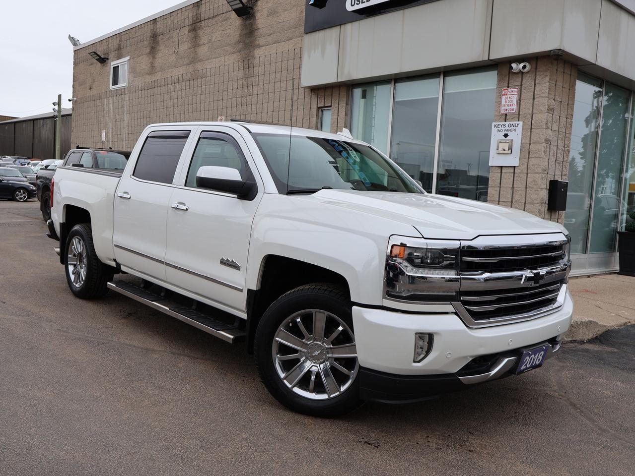 2018 Chevrolet Silverado 1500 V8 HIGH COUNTRY 4WD CERTIFIED *1 OWNER* CAMERA NAV BLUETOOTH LEATHER HEATED SEATS SUNROOF CRUISE ALLOYS - Photo #1
