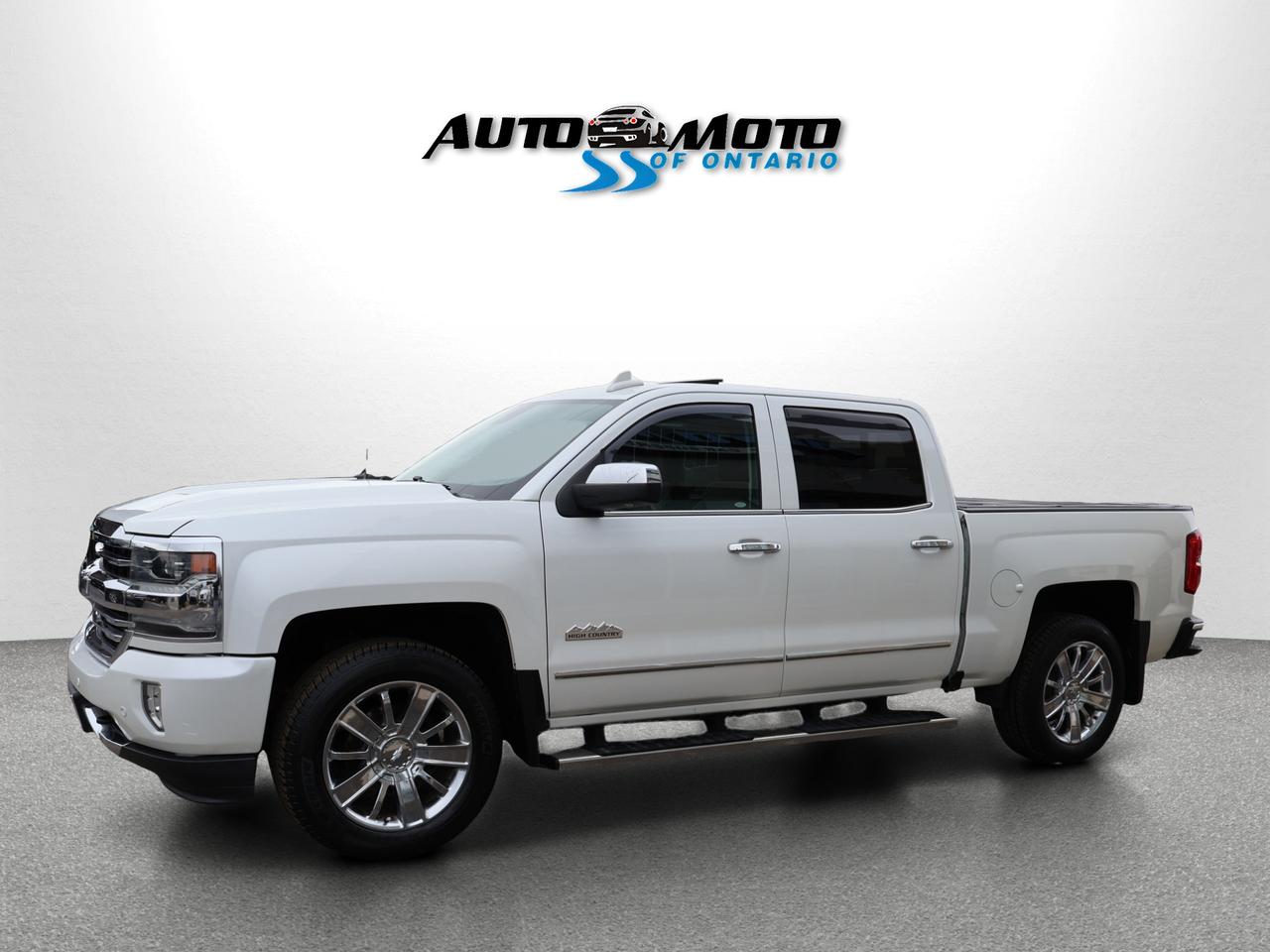 2018 Chevrolet Silverado 1500 V8 HIGH COUNTRY 4WD CERTIFIED *1 OWNER* CAMERA NAV BLUETOOTH LEATHER HEATED SEATS SUNROOF CRUISE ALLOYS Photo