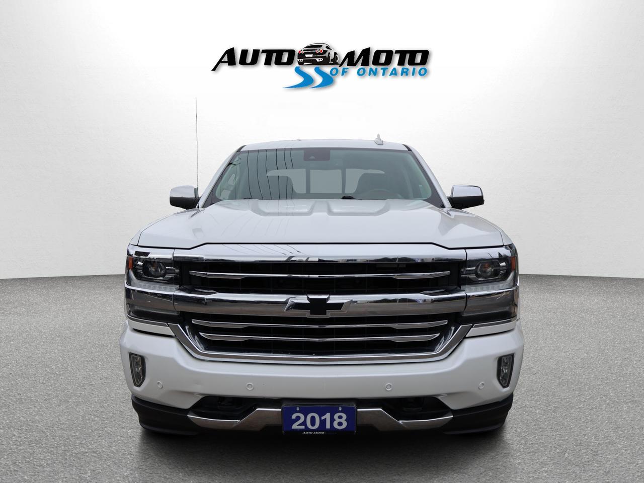2018 Chevrolet Silverado 1500 V8 HIGH COUNTRY 4WD CERTIFIED *1 OWNER* CAMERA NAV BLUETOOTH LEATHER HEATED SEATS SUNROOF CRUISE ALLOYS Photo