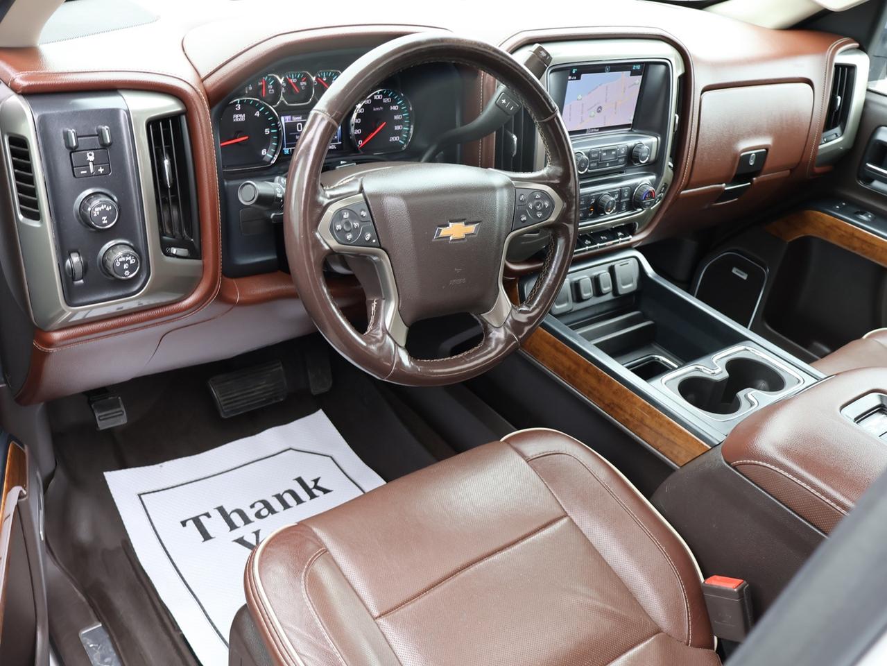 2018 Chevrolet Silverado 1500 V8 HIGH COUNTRY 4WD CERTIFIED *1 OWNER* CAMERA NAV BLUETOOTH LEATHER HEATED SEATS SUNROOF CRUISE ALLOYS Photo