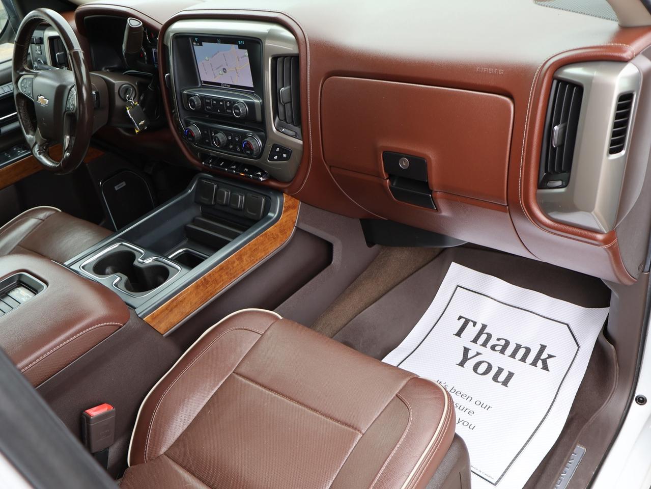 2018 Chevrolet Silverado 1500 V8 HIGH COUNTRY 4WD CERTIFIED *1 OWNER* CAMERA NAV BLUETOOTH LEATHER HEATED SEATS SUNROOF CRUISE ALLOYS Photo