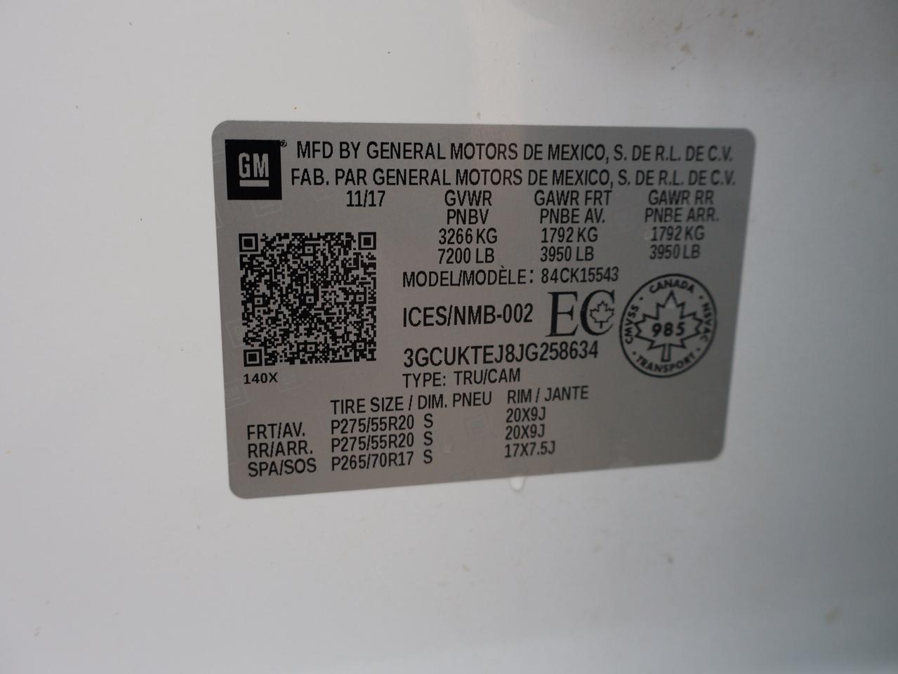 2018 Chevrolet Silverado 1500 V8 HIGH COUNTRY 4WD CERTIFIED *1 OWNER* CAMERA NAV BLUETOOTH LEATHER HEATED SEATS SUNROOF CRUISE ALLOYS Photo