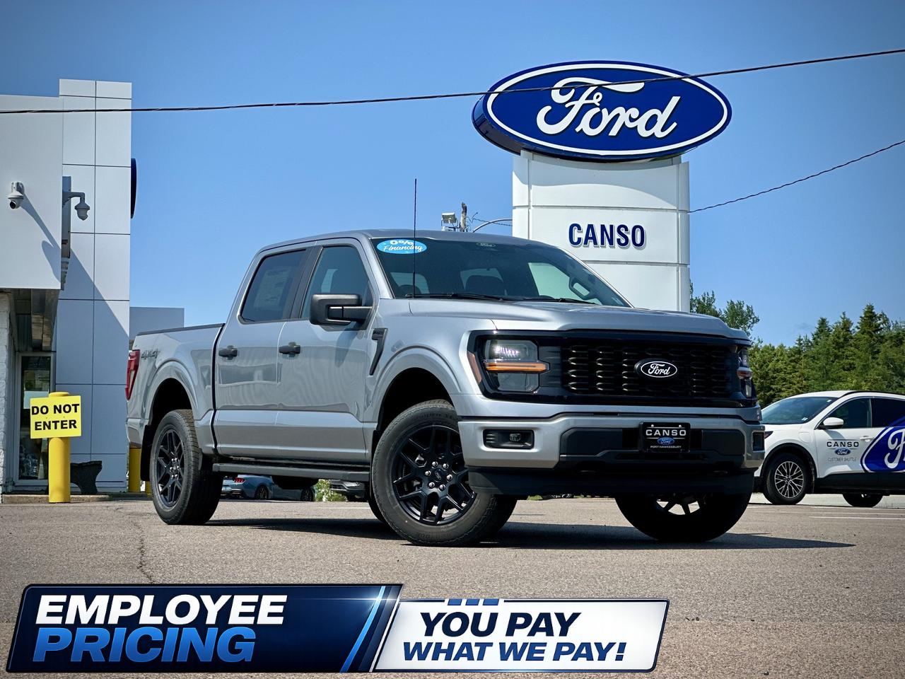 Iconic Silver Metallic 2026 Ford F-150 Pickup Truck Four-Wheel Drive Automatic