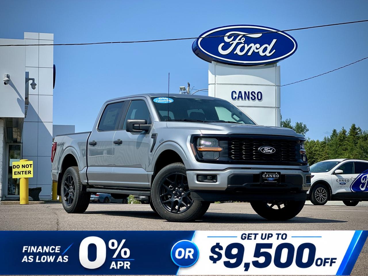 Iconic Silver Metallic 2026 Ford F-150 Pickup Truck Four-Wheel Drive Automatic