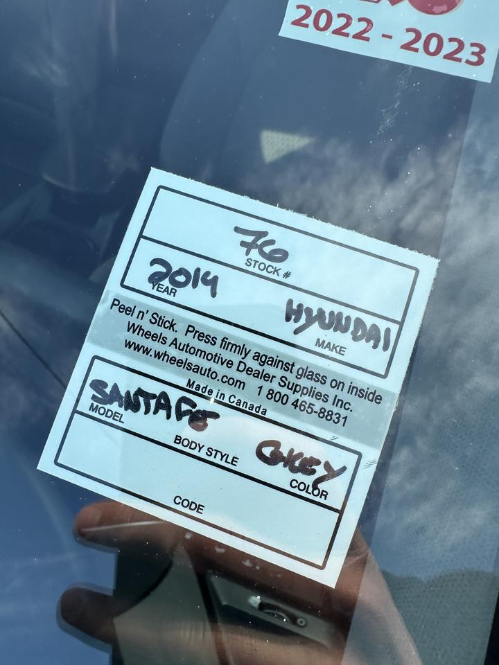 2014 Hyundai Santa Fe Sport ONLY 59KMS, NO ACCIDENTS, CERTIFIED Photo