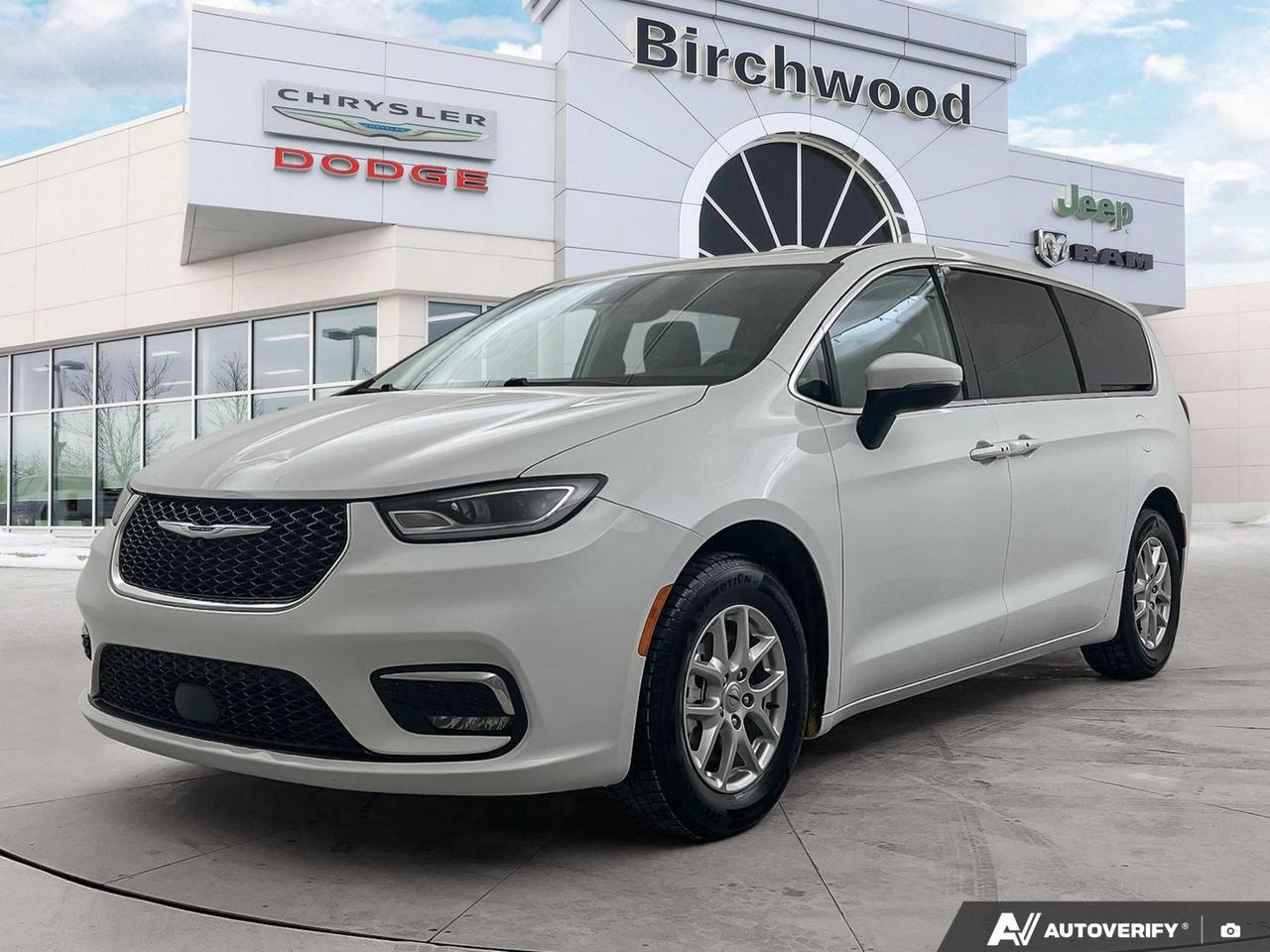 Experience luxury and convenience with this 2023 Chrysler Pacifica Touring L! This gently used minivan offers the perfect blend of style, comfort, and practicality for families on the go.

- Spacious 7-passenger seating
- Heated front seats and steering wheel for cold mornings
- Advanced safety features including Blind Spot Detection and Collision Mitigation
- Power sliding rear doors for easy access
- Adaptive cruise control for stress-free highway driving
- Rain-detecting wipers and automatic highbeams for enhanced visibility
- Front-wheel drive and 3.6L V6 engine for reliable performance

Ready to experience the Pacifica difference? Visit Birchwood Chrysler Dodge Jeep Ram today or contact us to schedule a test drive. Our team is here to answer any questions and help you find the perfect vehicle for your familys needs.
With us, Experience is Everything. Complete as much or as little of your purchase online as you like. All pricing is what you see is what you pay. No hidden fees. On our website you can choose payment options and terms knowing these are transparent and accurate.

Start your purchase online to build your exact pricing to your specifics like how much money down, vehicle trade and any accessories or added optional protection that suits your needs.

Any questions let us know by calling (204) 774-4444, wed love to send you a video to clarify any questions about a vehicle!

Visit us in store at 90-3965 Portage Ave in the Birchwood Autopark.

Dealer permit #5686
Dealer permit #5686