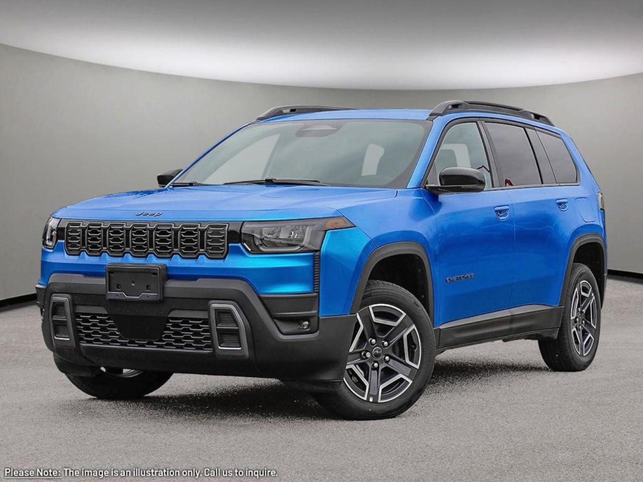 Meet the 2026 Jeep Cherokee Limited 4x4 in stunning Hydro Blue Pearl with a luxurious off-white interiorwhere sophistication meets rugged capability. Powered by an efficient 1.6L I4 EP Turbo Hybrid engine paired with Electronic Variable Transmission and advanced full-time 4WD, this Cherokee delivers confident performance with eco-friendly hybrid technology.Inside, enjoy premium Capri vinyl seats with cognac stitching, heated front seats, and a power-adjustable passenger seat with lumbar support, all complemented by a 12.3-inch Uconnect touchscreen with navigation, wireless charging, Apple CarPlay, and Alexa built-in for seamless connectivity.Safety and convenience come standard with Blind-Spot Monitoring with Trailer Detection, Hands-Free Power Liftgate, power multi-function fold-away mirrors with turn signals and courtesy lamps, and smartphone-enabled keyless entry. Tow with ease thanks to the Trailer Tow Group and Class III hitch receiver.Experience the perfect blend of style, tech, and capabilityready for every adventure life throws your way. Visit Aurora Dodge today and test drive the 2026 Jeep Cherokee Limited 4x4where innovation meets iconic Jeep spirit.