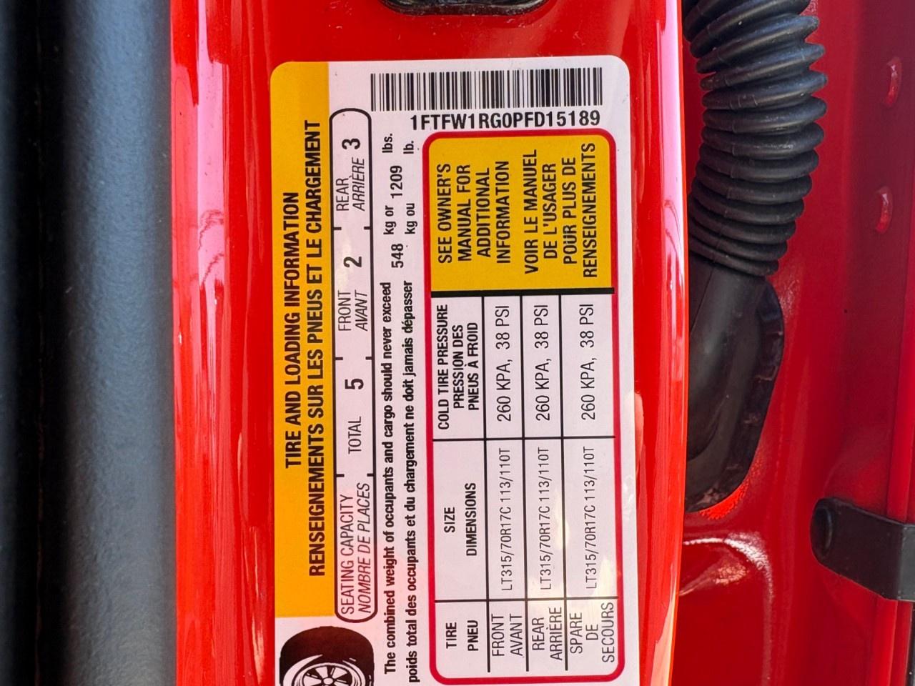 2023 Ford F-150 Raptor 4WD SuperCrew 5.5' Box Photo