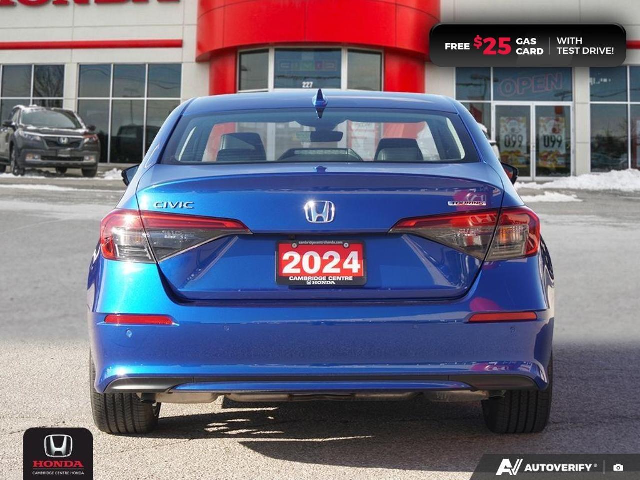 2024 Honda Civic Touring HONDA SENSING TECHNOLOGIES | REMOTE STARTER | APPLE CARPLAY™/ANDROID AUTO™ Photo4