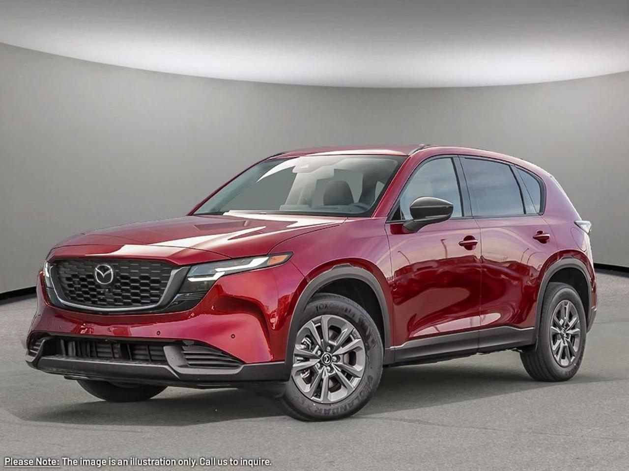 Experience the vibrant 2026 Mazda CX-5 GX AWD in stunning Red with a sleek Black interior, blending style, comfort, and advanced performance. Equipped with a smooth 6-speed automatic overdrive transmission and automatic full-time all-wheel drive, this SUV delivers confident handling in all conditions. Enjoy peace of mind with comprehensive safety features including 10 airbags, lane departure prevention, and active blind spot system. The spacious cabin offers heated front seats with 8-way driver controls, dual-zone automatic climate control, and a stunning 12.9-inch touchscreen featuring integrated navigation and smartphone mirroring. With premium conveniences like keyless entry, push-button start, wireless audio streaming, and rear parking sensors, the CX-5 GX AWD is perfectly designed for your everyday adventures. Visit Go Mazda today to take the 2026 CX-5 GX AWD for a spin and feel the perfect balance of power, safety, and luxury!3Go Mazda is an AMVIC licensed business