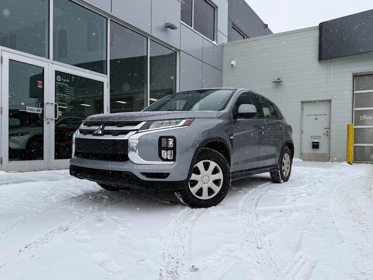Discover the versatile and reliable 2022 Mitsubishi RVR ES AWC in sleek Grey with a comfortable Black interior. Powered by a fuel-efficient 2.0L DOHC MIVEC I4 engine paired with a smooth 6-speed CVT, this AWD compact SUV delivers confident handling in all conditions. Enjoy heated front bucket seats, an intuitive 8 Smartphone Link Display Audio for seamless connectivity, and advanced safety features including 7 airbags and stability control. Practical and stylish, with 16 steel wheels, LED headlights, and ample cargo space, this RVR is perfect for city drives and weekend getaways alike. Experience comfort, technology, and safety in one great packageschedule your test drive today!Vehicle previously registered in Brittish ColumbiaVehicle has claims on the Carfax vehicle history report of $3643, $1140.91, $1994.45Go Mazda is an Amvic licenced business