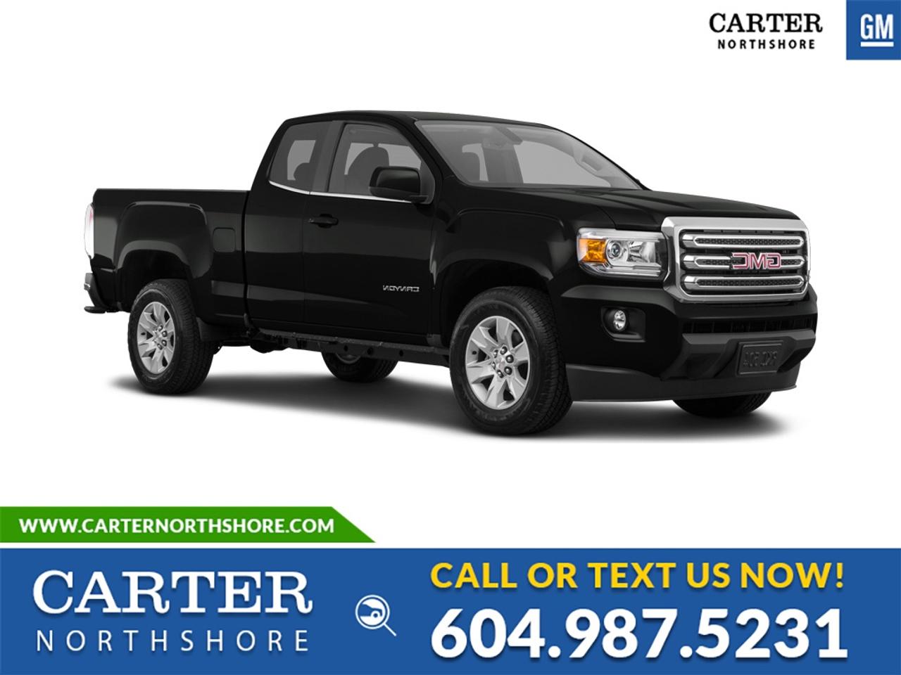 LOCALLY DRIVEN
Discover power and refinement in this rugged Pre-Owned 2017 GMC Canyon SLT 4WD, built to handle tough terrain while turning heads with its 18" Polished Aluminum Wheels. Enjoy premium comfort with Heated Front Seats, Automatic Climate Control, and a Leather Wrapped Steering Wheel that elevates every drive. Stay connected and entertained with IntelliLink w/Navigation, SiriusXM Satellite Radio, Steering Wheel Audio Controls, and a Bose Premium Speaker System. Equipped with a Driver Alert Package, Rear Vision Camera, Autotrac Transfer Case 4WD, Auto Locking Rear Differential, and a Heavy-Duty Trailering Package, this Canyon is ready for work and adventure alike. Test Drive Today!

WHY CARTER GM NORTHSHORE?

-  An unmatched vehicle purchasing experience that puts YOU FIRST!
-  Exceeding customer expectations since 1999, with a history of loyalty and community trust.
-  4.7-star Google rating, backed by over 1,500 customer reviews.
-  Every vehicle undergoes a thorough 150-point inspection for your safety.
-  CARFAX reports provide a complete vehicle service history buy with confidence!
-  We welcome vehicle trades and guarantee the best price.
-  Experience upfront pricing, zero hidden fees, and 100% transparency at every step.
-  Fast approvals and 99% acceptance rates, regardless of your credit status!
-  Our multilingual staff speaks many languages to assist you better.
-  Comfortable non-pressured environment with in-store television, WIFI and a childrens play area!





Were here to help you drive the vehicle you want, the vehicle you deserve!
QUESTIONS? GREAT! WEVE GOT ANSWERS!
To speak with a friendly vehicle specialist - CALL NOW!
The advertised price includes all standard dealer fees and any applicable manufacturer or dealer incentives. It does not include applicable taxes, licensing, insurance, or optional products or services. Dealer fees will be clearly broken out and itemized on the bill of sale, maximum total of fees $598.00. Prices are shown in Canadian dollars. While we make every effort to ensure accuracy, vehicle details, pricing, options, and availability are subject to change without notice. Please confirm all information with dealership sales management before purchase. Dealer Code: 81121